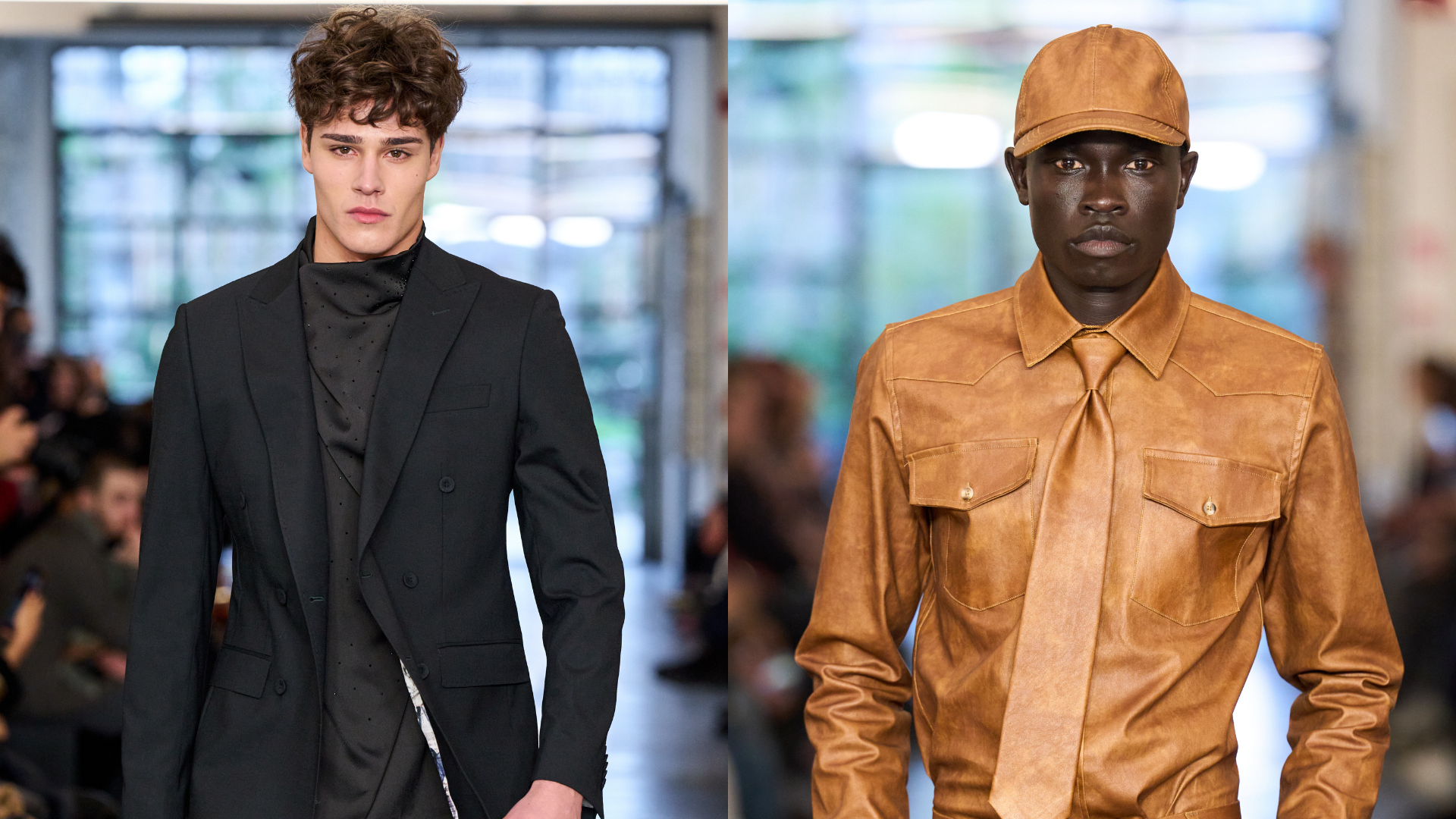 DAVID CATALÁN E MIGUEL VIEIRA NA SEMANA DE MODA DE MILÃO